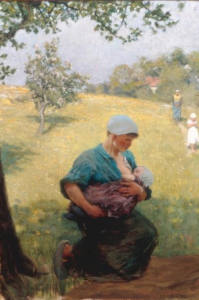 Spring Time by George Clausen