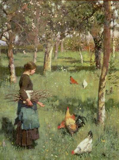 Springtime by George Clausen