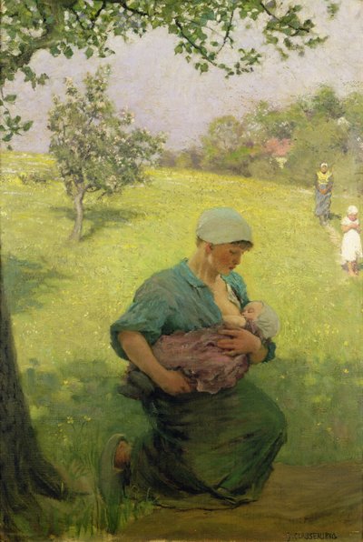 Springtime by George Clausen