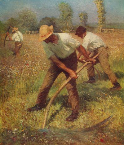 The Mowers, c1891, c1915 by George Clausen