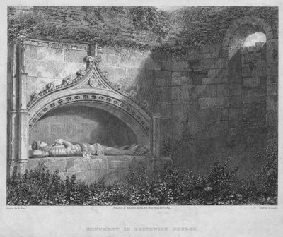 Monument in Borthwick Church by George Cooke