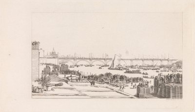 Opening of Waterloo Bridge by George Cooke