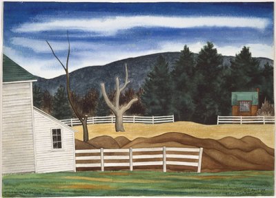 Woodstock Landscape, March by George Copeland Ault