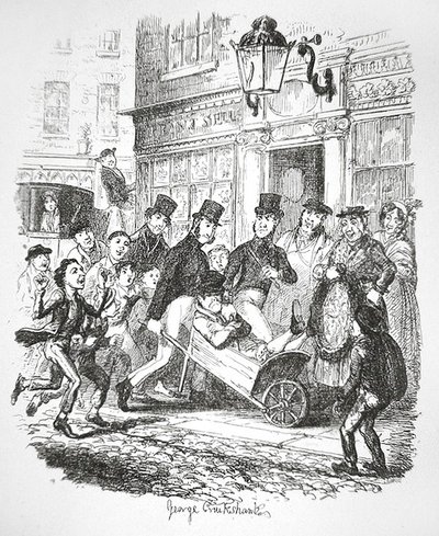 A Pickpocket in Custody, c.1835 by George Cruikshank