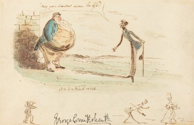 An Unkind Wish by George Cruikshank