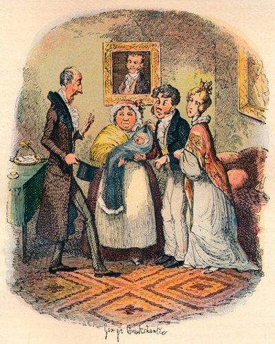 Bloomsbury Christening by George Cruikshank