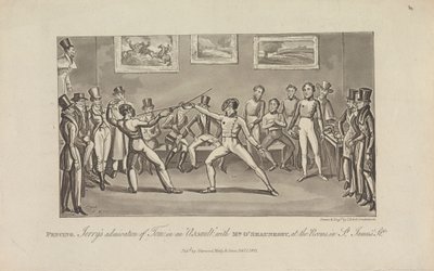 Fencing by George Cruikshank