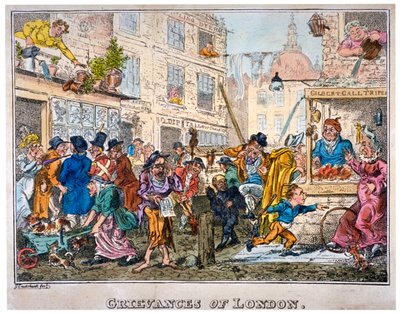 Grievances of London by George Cruikshank