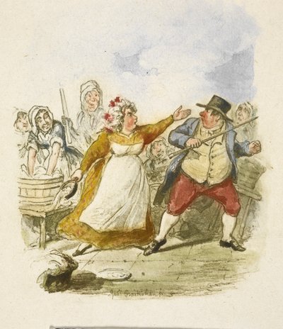 Illustration for Oliver Twist by George Cruikshank