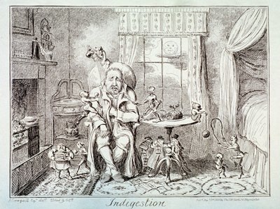 Indigestion by George Cruikshank