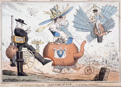 Locomotion, London, c1820 by George Cruikshank
