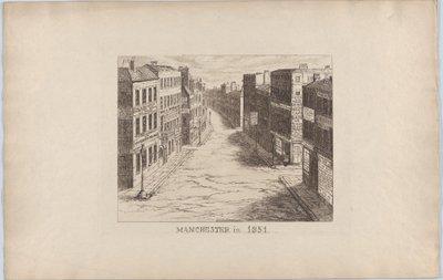 Manchester, in 1851 by George Cruikshank