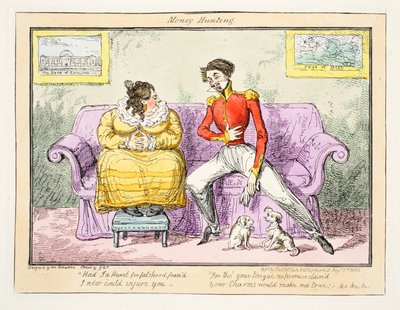 Money Hunting by George Cruikshank