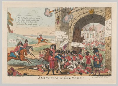 Symptoms of Courage! by George Cruikshank