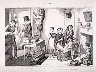 The Bottle, 1847 by George Cruikshank