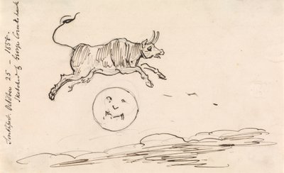 The Cow Jumps over the Moon by George Cruikshank