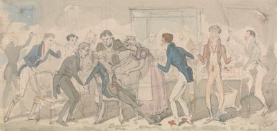 The Fainting Fit by George Cruikshank