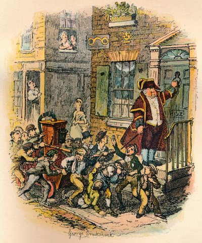 The Parish Engine by George Cruikshank