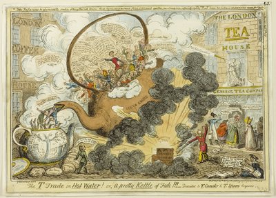 The T Trade in Hot Water by George Cruikshank