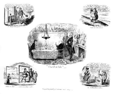 Various Cartoons by George Cruikshank