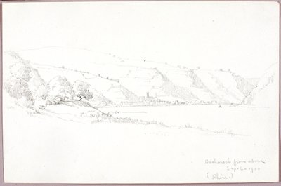 Bacharach from Above, Rhine by George Elbert Burr