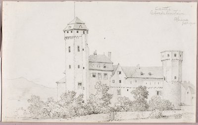 Castle Oberlahnstein, Rhine by George Elbert Burr