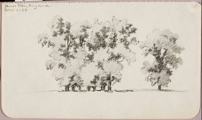 Elms, Eton, England by George Elbert Burr