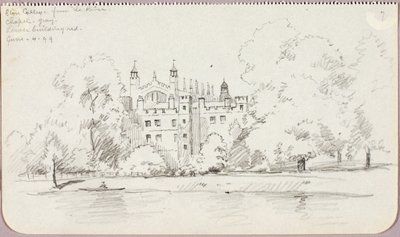 Eton College from the River by George Elbert Burr