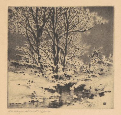First Snow (No. 1) by George Elbert Burr