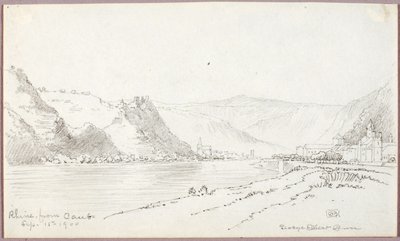 Rhine, from Caub by George Elbert Burr