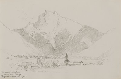 The Dürrenstein, near Alt-Prags, Tyrol by George Elbert Burr
