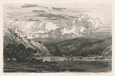 The Rhine, below St. Goar by George Elbert Burr