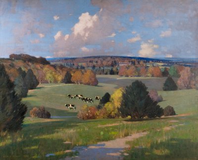 Sussex Landscape with Cattle by George F. Henry