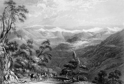 Snowy Range, from Landour by George Francis White