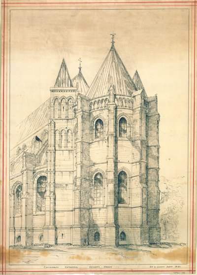 Sketch by George Gilbert Scott