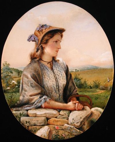 A Country Girl by George Goodwin Kilburne