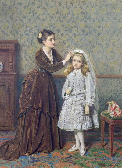 Her First Communion by George Goodwin Kilburne