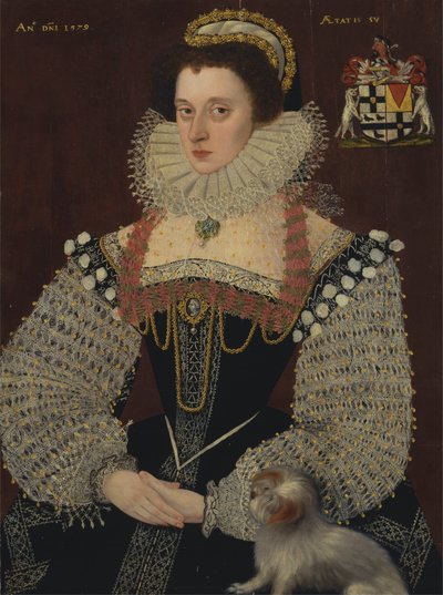 Frances, Lady Brydges (ca. 1553-1623) by George Gower