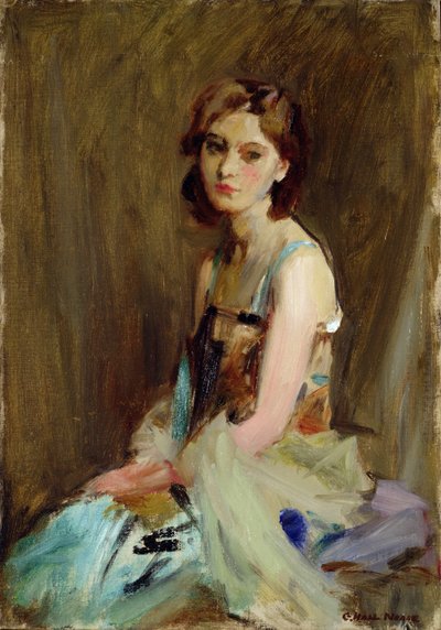 Study of a Young Woman by George Hall Neale