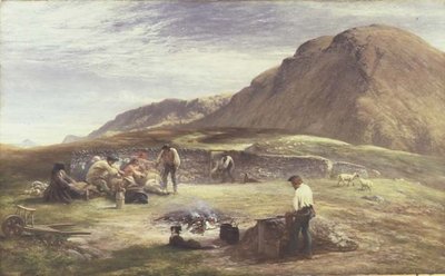Sheepshearing by George Harvey