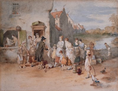Selling his Wares by George Hay
