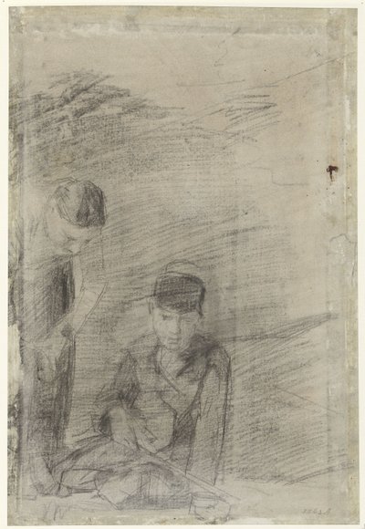 Two Playing Boys by George Hendrik Breitner