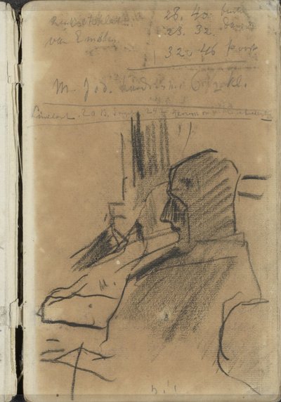 Two Seated Men by George Hendrik Breitner