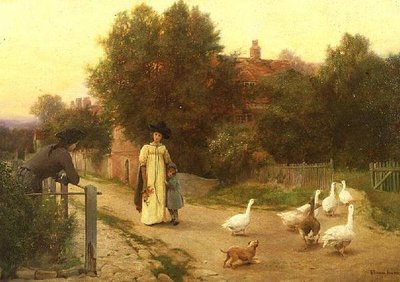 Rounding up the Geese by George Hillyard Swinstead