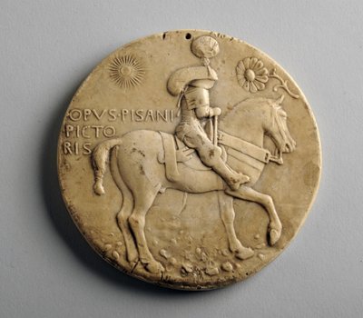 Plaster medallion by George James Frampton
