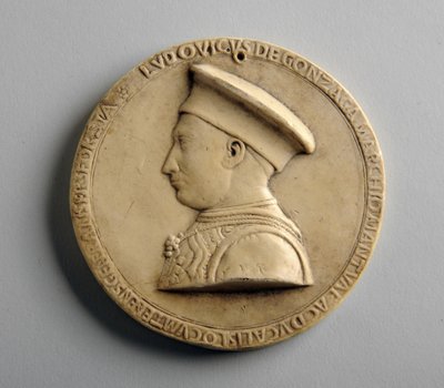 Plaster medallion by George James Frampton