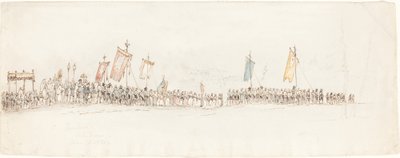 Religious Procession in Landeck by George Jones