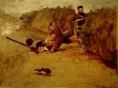 Rabbit Shooting by George Loraine Stampa