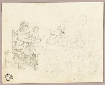 Family at a Table by George Morland