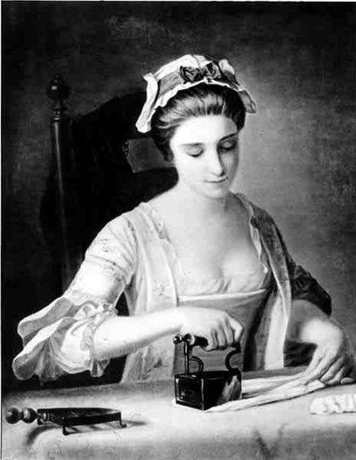 Maid Ironing by George Morland